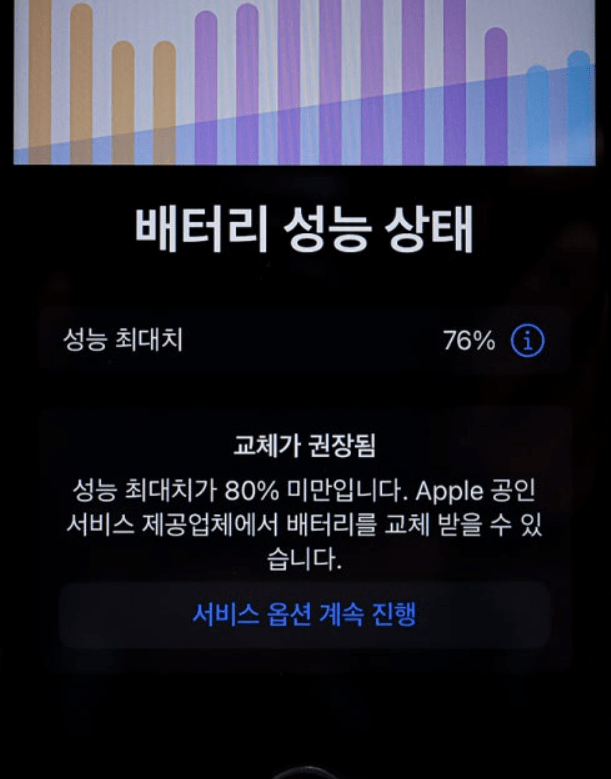 아이폰 배터리 교체 비용